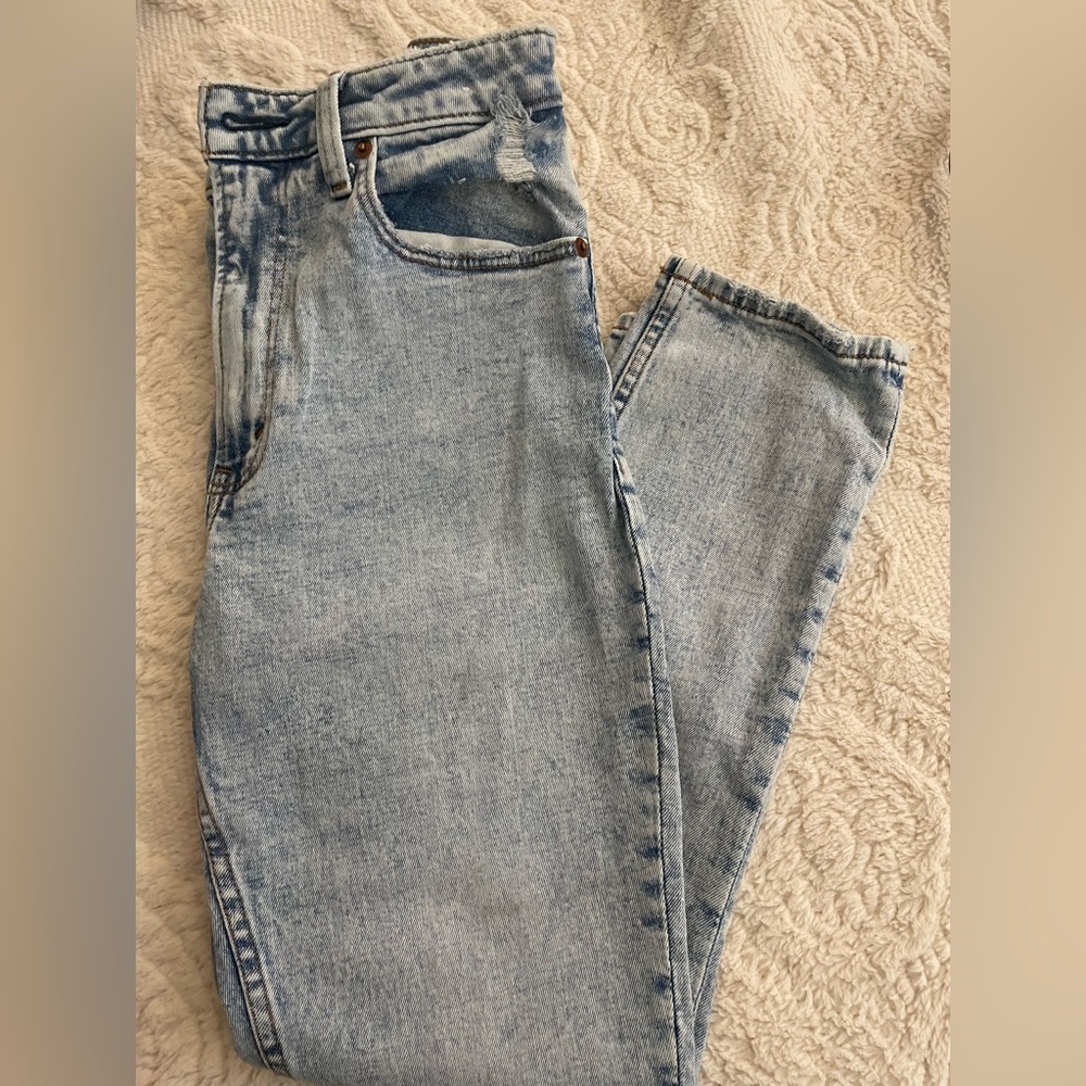 Curve Love The Skinny High Rise Jeans Acid Wash